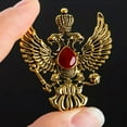 thumbnail image 5 of GKNET Retro Wing Metal Pin Vintage Eagle Badge Brooch Crown Lapel Pin Men Acc-Gold, 5 of 9