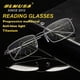 thumbnail image 2 of BLMUSA-gafas de lectura multifocales progresivas para hombres y mujeres, gafas de titanio Anti luz azul, gafas casuales para ancianos, alta calidad, 2 of 4