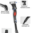 thumbnail image 2 of Bike Kickstand, Stable Aluminum Alloy Bicycle Kickstand, Adjustable Length, Non-Slip Sole, Aluminum Alloy Material for Mountain Bikes, Trekking - Style A, 2 of 10