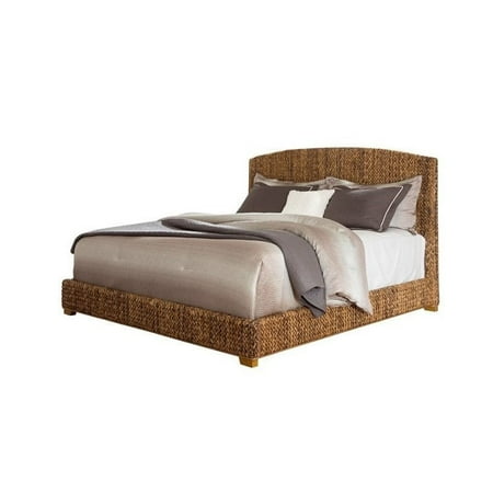 - Coaster Laughton King Banana Leaf Bed in Natural