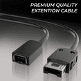 thumbnail image 4 of Ortz Extension Cable for SNES/NES Classic Controller 3M/10ft Compatible With Nintendo SNES/NES Classic Mini Controller, Wii and Wii U, 4 of 9