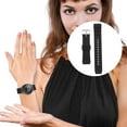 thumbnail image 3 of Banda de reloj de silicona impermeable correa de reloj de 18 mm reloj deportivo pulsera para el reemplazo (negro), 3 of 7