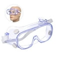 thumbnail image 4 of Woodpecker Full Sealed Safety Goggles over Glasses Anti Fog Clear Lens Lab Eye Protective, 4 of 5