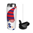 thumbnail image 2 of Bingfone 4th of July Gnomes Print 18oz Sports Insulated Kettle With Straw, Leakproof & BPA Free, Drinking Sports Water Bottle for Fitness, Gym & Outdoor, 2 of 8