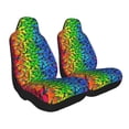 thumbnail image 2 of Yiaed Multicolored Butterflies Print Car Seat Covers,Universal Auto Seats Protector Fits for Car,SUV Sedan,Truck,Automotive Seat Covers & Accessories-2 PCS, 2 of 9