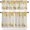 Floweryox8297, variant on Grey Yellow Botanical Blossoms Kitchen Curtains Set, Farmhouse Valances Curtains Tier Rod Pocket Half Window Curtain 24 Inch Length, Spring Summer Floral Curtains for Living Room Bedroom