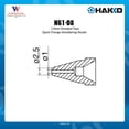thumbnail image 2 of Boquilla desoldadora Hakko N61-08 1,0 mm para FR-301, 2 of 7