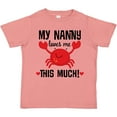 thumbnail image 3 of Inktastic Nanny Loves Me Grandson Boys or Girls Toddler T-Shirt, 3 of 5