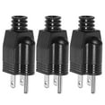 thumbnail image 4 of Dayesque 3pcs Electrical Plugs 15a Standard Plug Replacement 3 Prong Electrical Plug For Extension Cord Repair Replacement Plug US Plug, 4 of 8