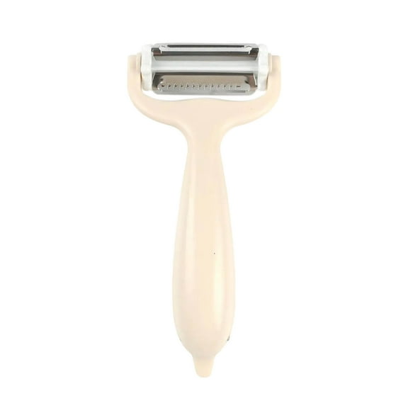 Stainless Steel 3-in-1 Multi-Functional Peeler Rotary Fruit & Potato,Carrot Peeler with Non-Slip Handle Compact Kitchen Tool (17cm)