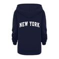 thumbnail image 6 of LUOGENLI Hoodies Boys Hoodies Size 6 Zip Baby Kids Long Sleeve Letter Printed Hoodie Zipper Up Sweatshirts Children Unisex Soft Coat Blouse with Pocket Boys Hoodies Size 10 12 Zip Dark Blue 3-4 Years, 6 of 6