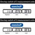 thumbnail image 4 of Electronic Electronic Digital Caliper Stainless Steel Slide Caliper Measuring Tool Electronic Micrometer Caliper with Large LCD Screen 3 Measurement Units Switchable, 4 of 7