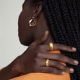 thumbnail image 3 of Gold Rings for Women Non Tarnish - Stackable Rings Set 14K Gold Plated Chunky Thumb Knuckle Cubic Zirconia Stack Ring Size 6-10 for Women Dainty Gold Jewelry Gift,Size 9, 3 of 8