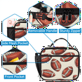 thumbnail image 3 of Herdesigns American Football Backpack with Lunch Box Sports Lightweight Large Travel Work Laptop Backpacks Set Casual Daypacks, 3 of 8