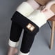 thumbnail image 2 of Moda Casual mujer Span señoras Leggings cintura alta mantener caliente pantalones largos Pompotops  ulkah943102, 2 of 8