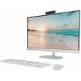 thumbnail image 2 of HP 27" FHD Touchscreen All-in-One Desktop Computer, Quad-Cores Ryzen 5 7520U, 16GB RAM 512GB SSD, Windows 11, Wireless Keyboard & Mouse, PLUSERA 8-in-1 Hub Included, White, 2 of 6