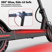 Electric scooters for adults, 550W, 19 mph, 19-mile range, foldable, 8.5 tire, side light & app