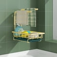 thumbnail image 4 of Cesta de drenaje para fregadero de cocina, estante de almacenamiento de agua colgante para lavar lana, estante de almacenamiento retráctil, 4 of 4
