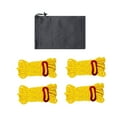 thumbnail image 4 of Soporte de accesorios de equipo Zulema 4x líneas reflectantes con cuerdas de campamento Amarillo, 4 of 8