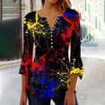 thumbnail image 2 of My Orders Womens Summer Tops Summer Top Womens Short Sleeve Tops Ladies Tops and Blouses Work Shirts for Women Womens Oversized Tshirts, 2 of 5