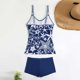 thumbnail image 4 of Traje de baño para mujer Traje de baño dividido con estampado grande para mujer Falda de bikini Traje de baño dividido Trajes de baño para mujer, 4 of 5