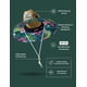 thumbnail image 2 of Sombrero de Paja para Hombres y Mujeres | Sombrero de salvavidas, sombrero de playa y sombrero de sol | Ala ancha UPF 50+ para protección solar | Talla única | Cicuta, 2 of 5