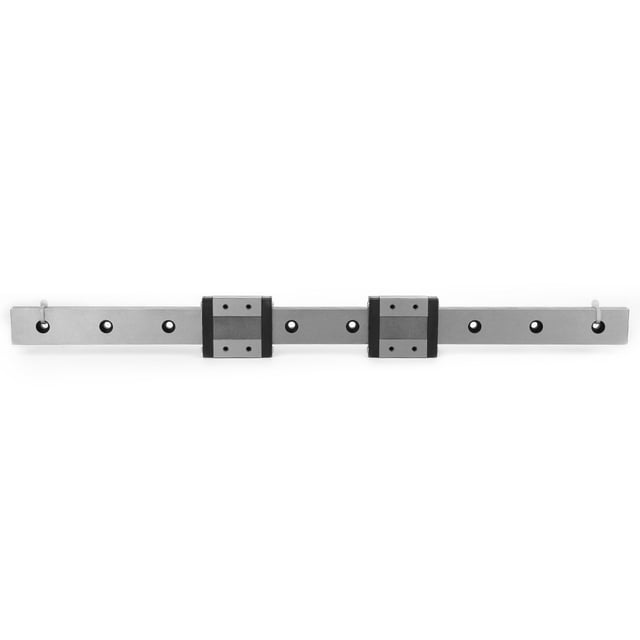 LMLF24B-400-2R Riel guía lineal en miniatura (2 piezas, 24 mm de ancho)