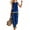 Blue women's 2 piece tank top set a1, variant on Women's 2 Piece Sleeveless Tank Top Wide Leg Pants Set Casual Boho Vacation Outfit Loose Summer Travel Lounge Matching Tracksuits Clothes, White M