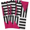 thumbnail image 6 of Pink 3D Geometric Pattern Kitchen Dish Towels Set of 1, Abstract Cartoon Washable Tea Towels Dishcloths Lint-Free 18x28 Inch Fast Drying for Kitchen Restaurant Bar Clean, 6 of 7