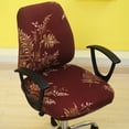 thumbnail image 3 of HEVIRGO Computer Office Chair Cover - Protective & Stretchable Universal Chair Covers Stretch Rotating Chair Slipcover, 3 of 5