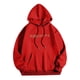thumbnail image 5 of MHFRRA Sudadera con Capucha de Manga Larga para Hombre, Informal, Cómoda, con Forro, Diseño Temático para Exteriores Rojo, 5 of 6