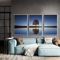 thumbnail image 3 of IDEA4WALL Framed Canvas Wall Art for Living Room, Bedroom Beautiful Nature Norway Landscape Canvas Prints for Modern Home Decoration Ready to Hang - 24"x36"x3 Panels, 3 of 4