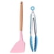 thumbnail image 1 of Juego de 2 piezas de silicona para utensilios de cocina, utensilios de cocina resistentes al calor con mango de madera, utensilio de cocina antiadherente, 1 of 5