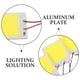 thumbnail image 3 of unbranded 10Ud Luz Interior LED Panel Lectura Amarillo Con 48 Leds Aluminio, 3 of 7