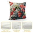 thumbnail image 4 of ONETECH  Chinese Style Pillow Cover Ink Fruit Birds Lychee Tree Lychee Loquat Maple Pomegranate Traditional Chinese Painting Home Decor Throw Pillow Cases for Bedroom Living Room Party, 4 of 5