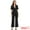 Black, variant on Women's One Button Blazer 2 Pcs Outfits Jacket Suit Pants M Black