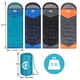 thumbnail image 2 of Saco de dormir SWTMERRY 3 Seasons impermeable para acampar, azul, 2 of 7