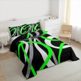 thumbnail image 3 of Manfei Abstract Stripes 2pcs Bedding Comforter Set for Female Men,Geometric Lines Twin Comforter Sets,Retro Vintage Style Breathable Bedding Set,Breathable Home Decor,Reversible, 3 of 8