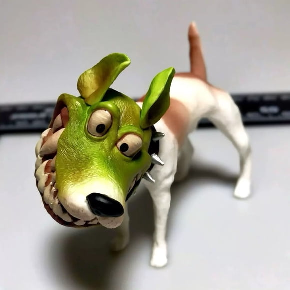 8cm/3.1in Anime The Mask Figure Funny Parson Jack Russell Action Figures Pvc Statue Collection Model Toys Gifts