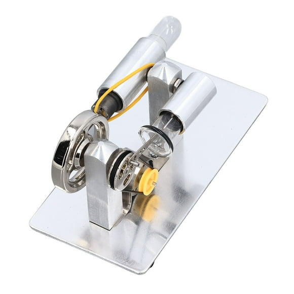Stirling Engine Motor, Stirling Engine Model Kits Colorful LED for Classroom