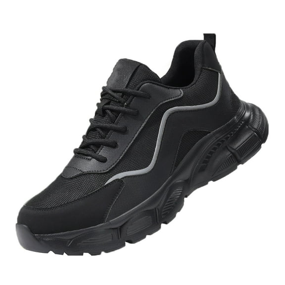 Safety Shoes Mens Womens Steel Toe Cap Work Shoes Non-Slip Safety Trainer Lightweight Breathable Puncture Proof