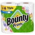 thumbnail image 1 of Toallas de papel Bounty Select-A-Size Prints 2 rollos triple, 1 of 9