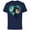 Navy, variant on Disney Princess Jasmine Agrabah Heart - Short Sleeve Cotton T-Shirt for Adults - Customized-White