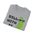 thumbnail image 5 of Dill With It, Gildan Unisex Softstyle T-Shirt, Pickle Graphic Tee, S-3XL, 5 of 5