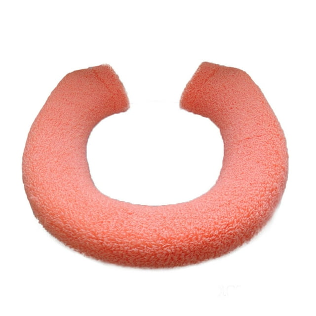 Transemion Tapis de Salle de Bain Durable Résistant aux Déchirures et Options de Forme U/O Résistant à l'Usure Orange 1ensemble