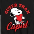 thumbnail image 3 of Peanuts -  Valentine's Cuter Than Cupid  - Toddler And Youth Short Sleeve Graphic T-Shirt, 3 of 6