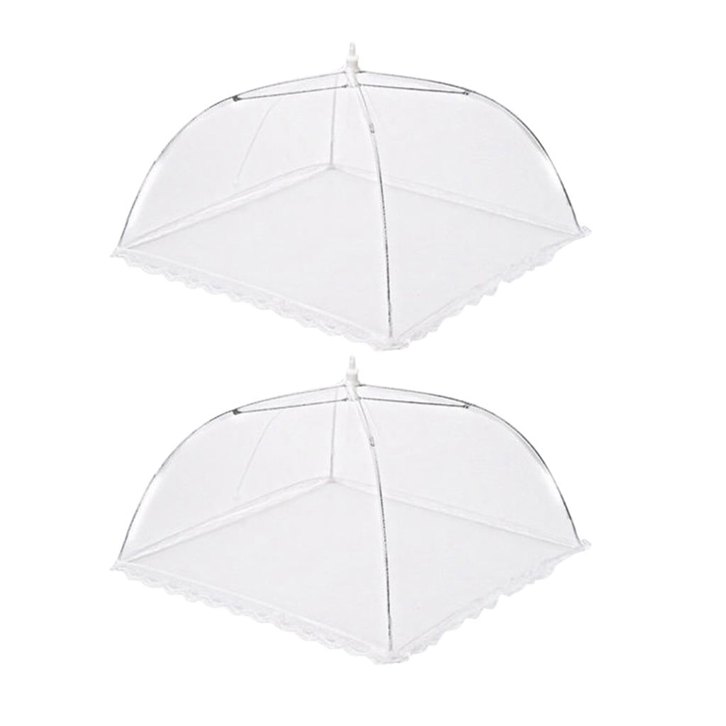 Details about   6 Pack Pop-Up Mesh Screen Food Cover Tent Umbrella White Outdoor Picnic BBQ 