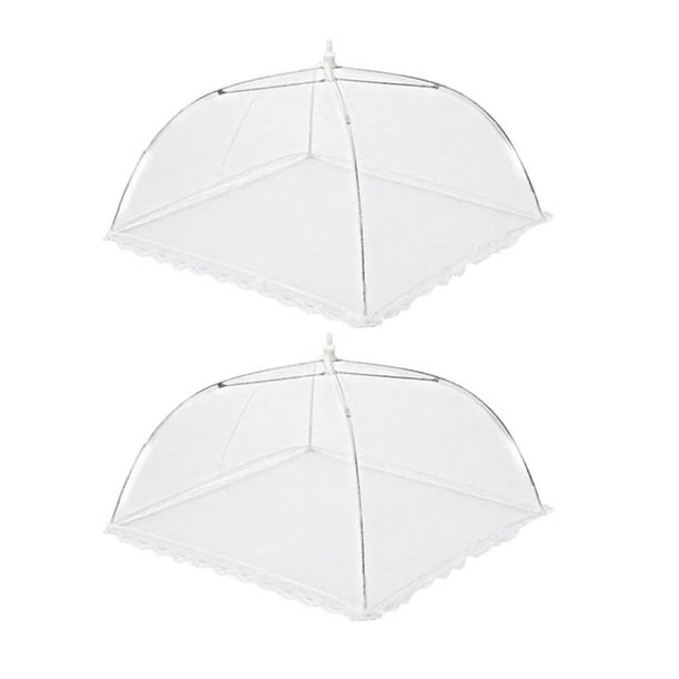 mnjin large popup mesh screen food cover umbrella tents outdoor picnic