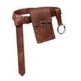 thumbnail image 4 of Riñonera ajustable para disfraz, bolsa de cintura medieval Marrón, 4 of 9