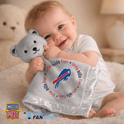 NFL Baby Security Blanket - Officially Licensed Buffalo Bills Bear Baby Blanket, Stuffed Animal